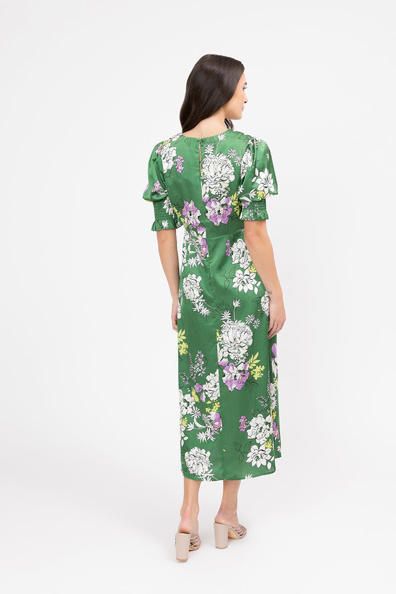 Florence Dress - Kelly Satin