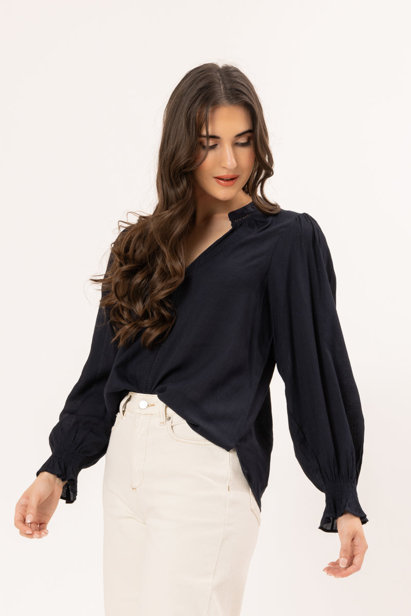 ADDYSON LS TOP | Navy