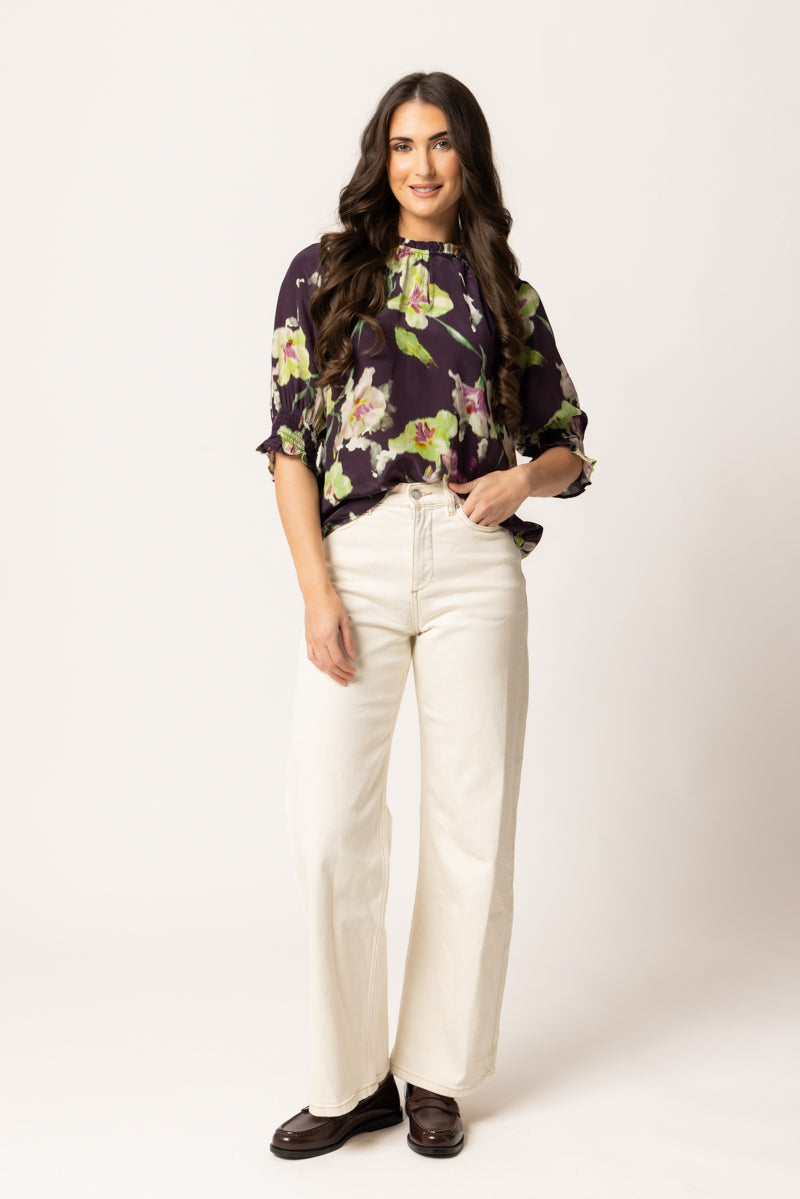 Gifted Top | Merlot Bloom