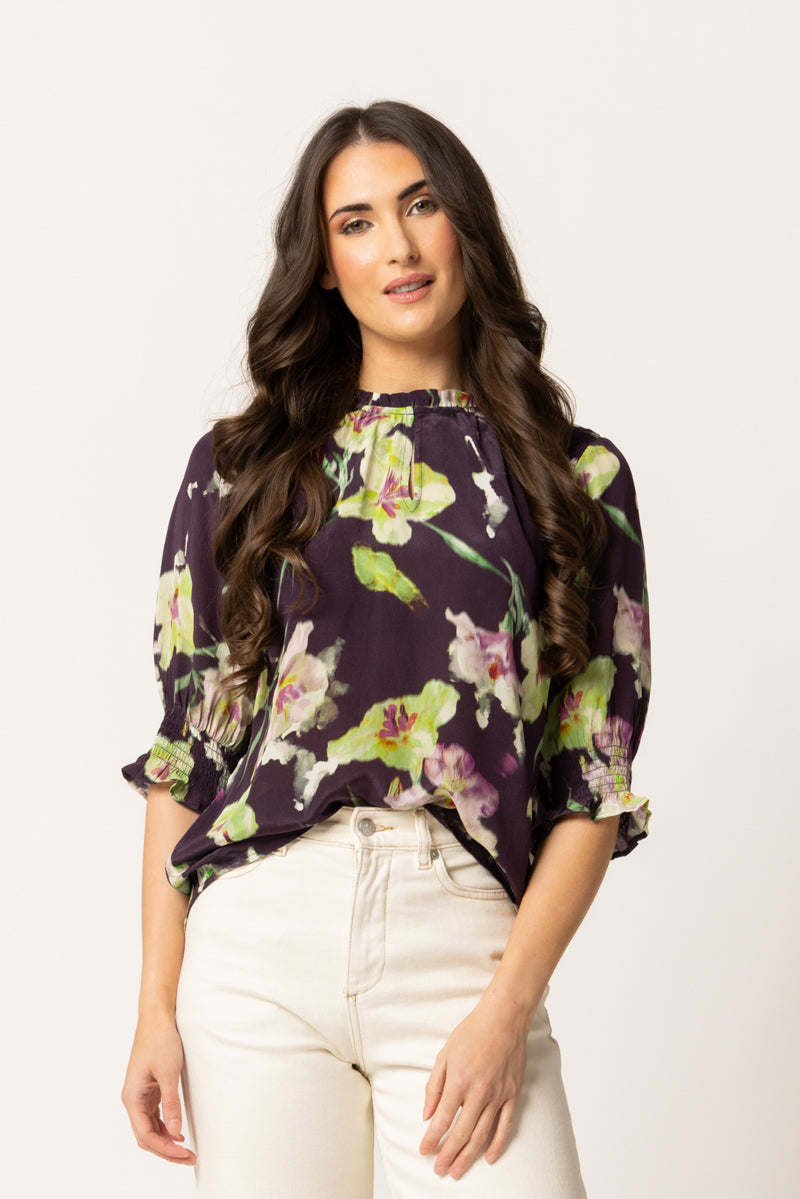 Gifted Top | Merlot Bloom