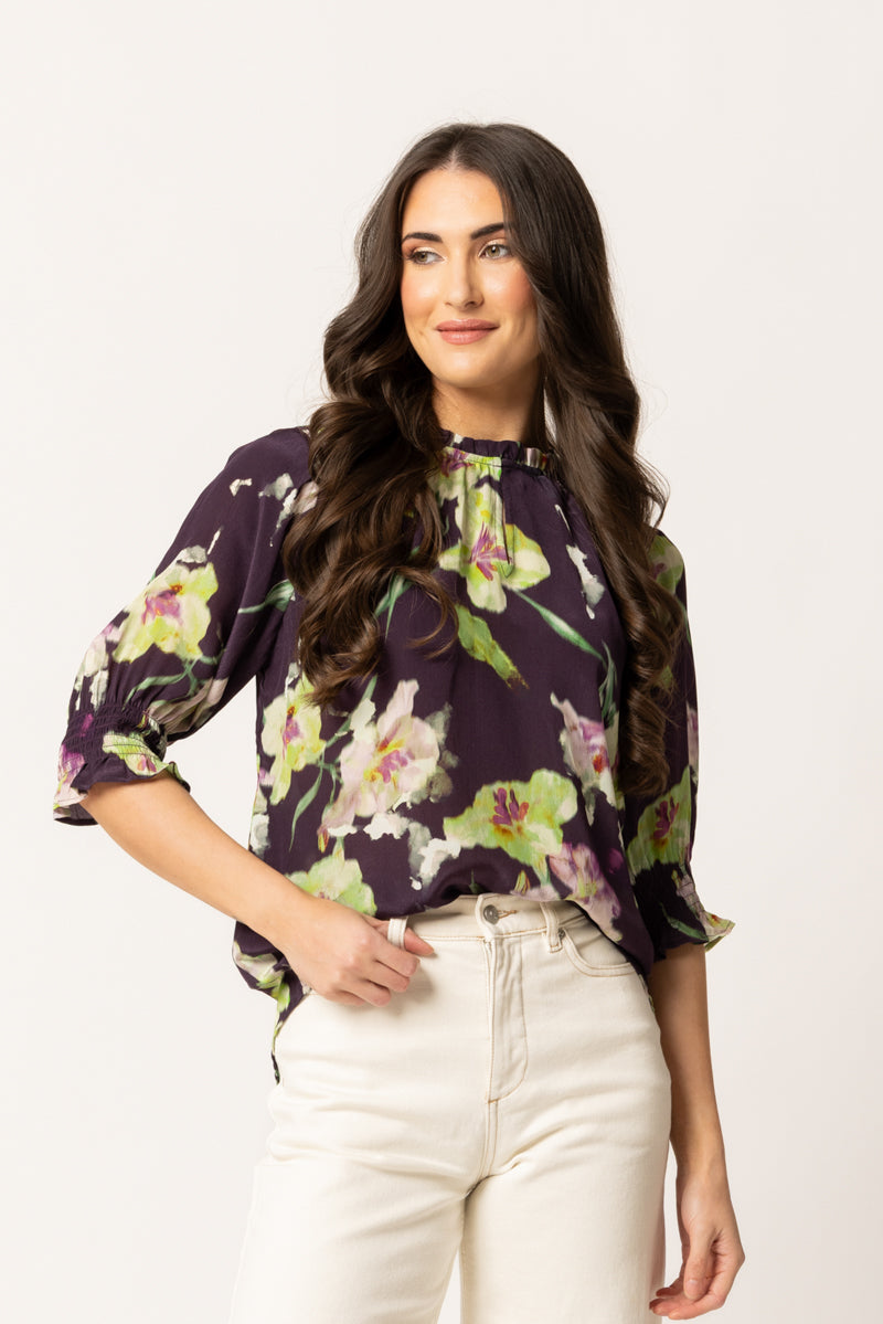Gifted Top | Merlot Bloom