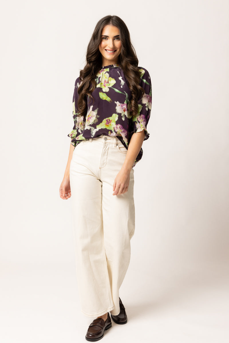 Gifted Top | Merlot Bloom
