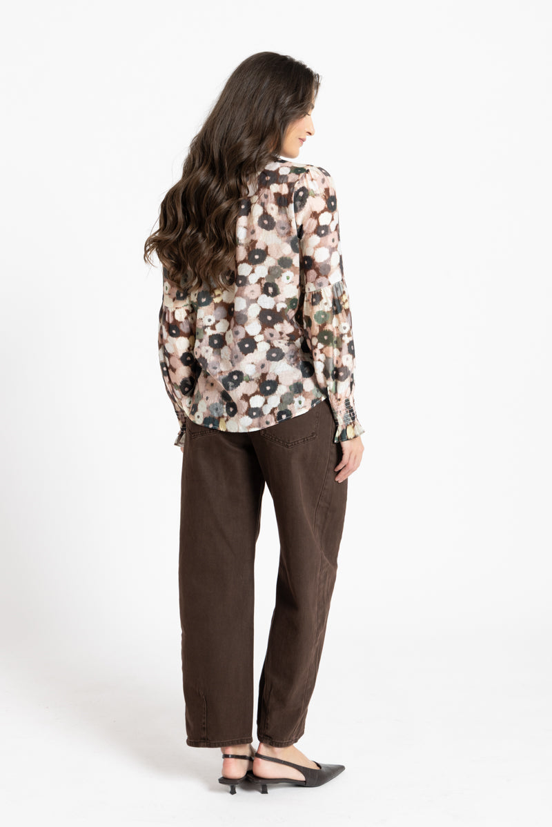 Vienna Blouse | Blush Poppy