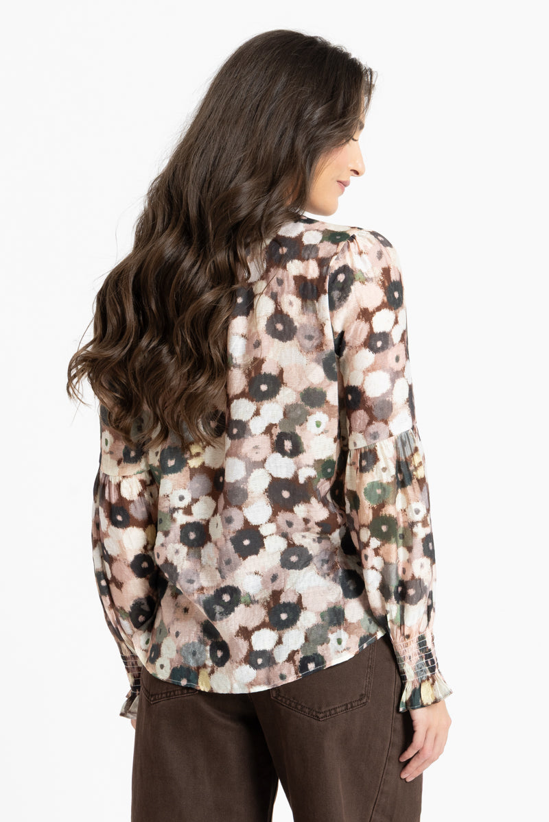Vienna Blouse | Blush Poppy