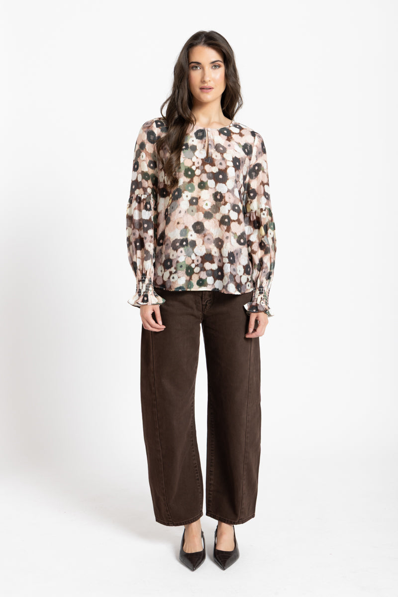 Vienna Blouse | Blush Poppy