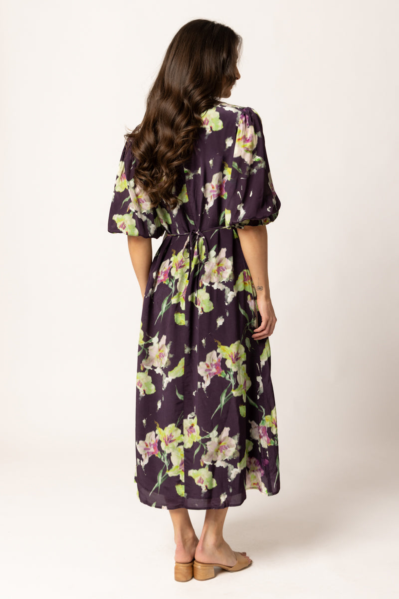 SANTORINI DRESS |  Merlot Bloom