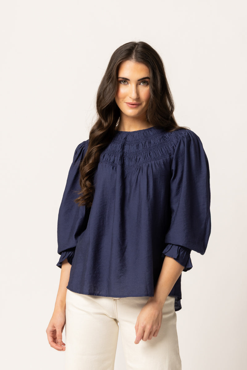 Devoted 2 U Top | Navy