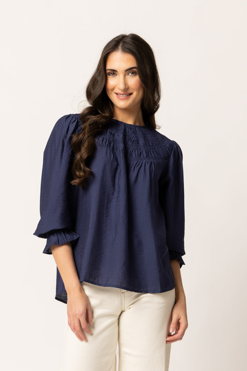 Devoted 2 U Top | Navy