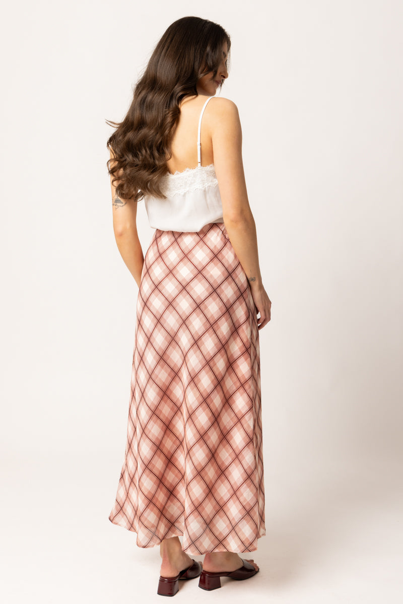 Whisper Skirt | Rose Check