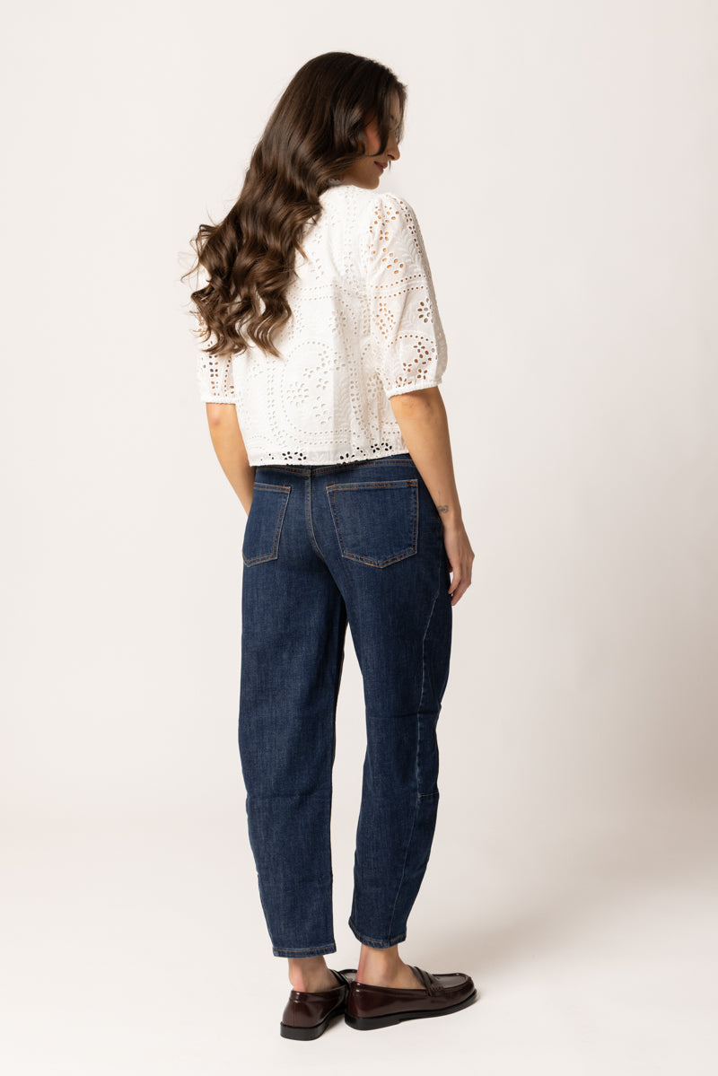 Broderie Top | White