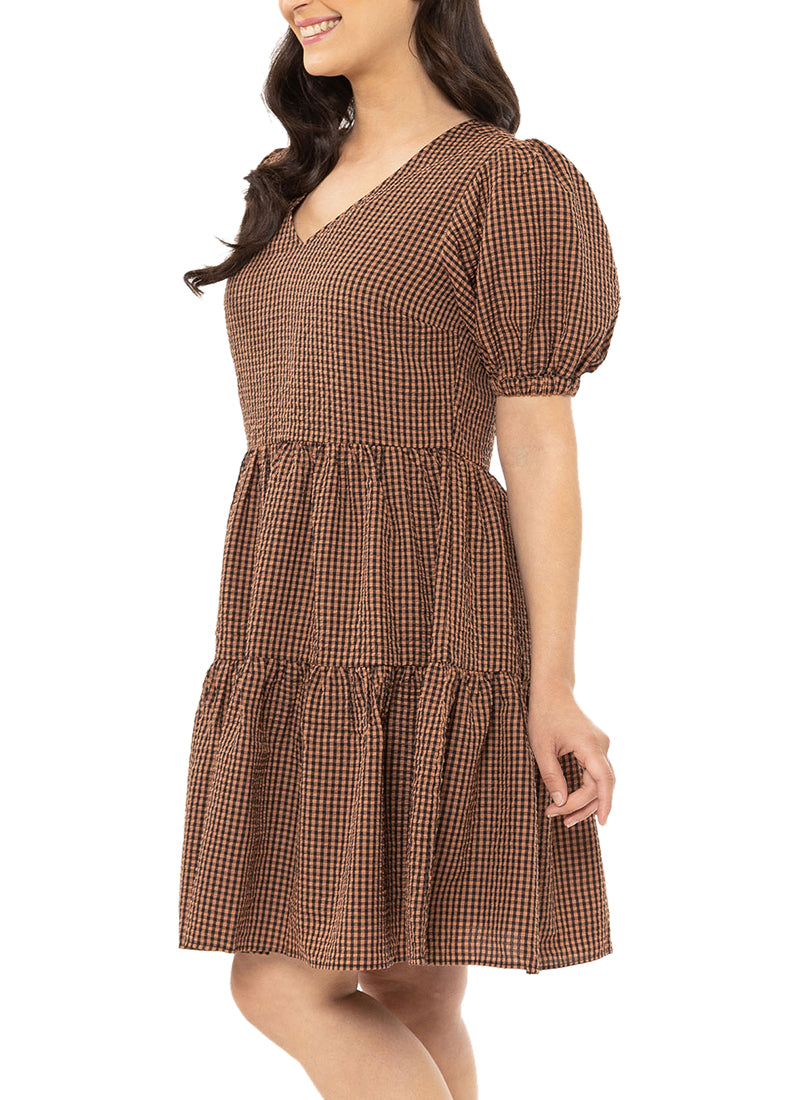 Heartfilled Smock Dress
