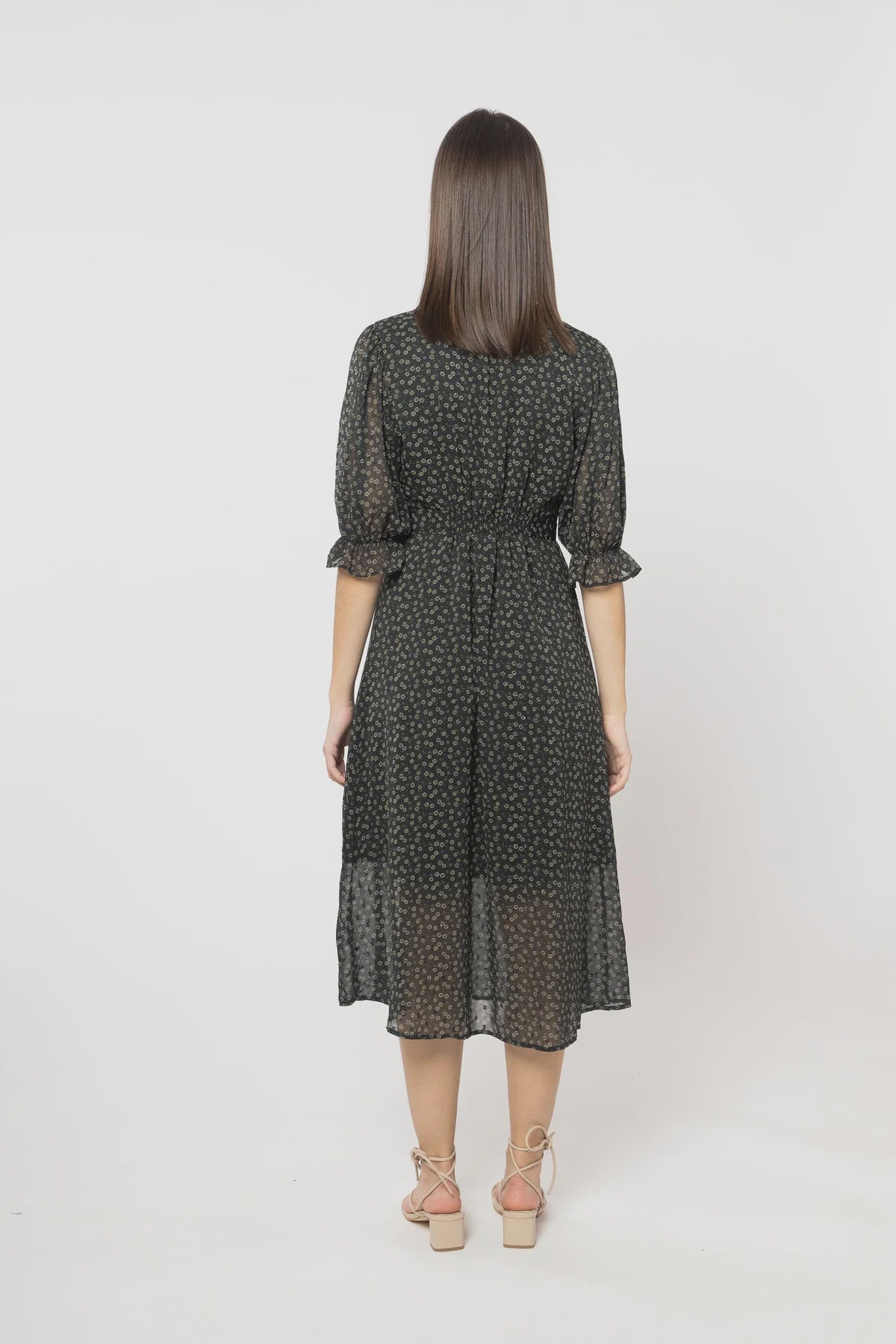 Skillful Midi Dress - Mono Stitch