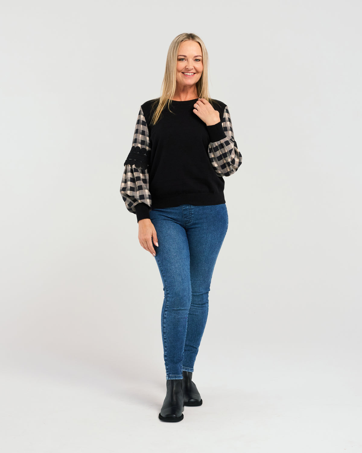 Lilith Jumper - Black Square