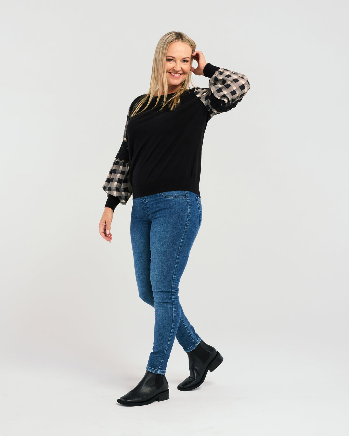 Lilith Jumper - Black Square