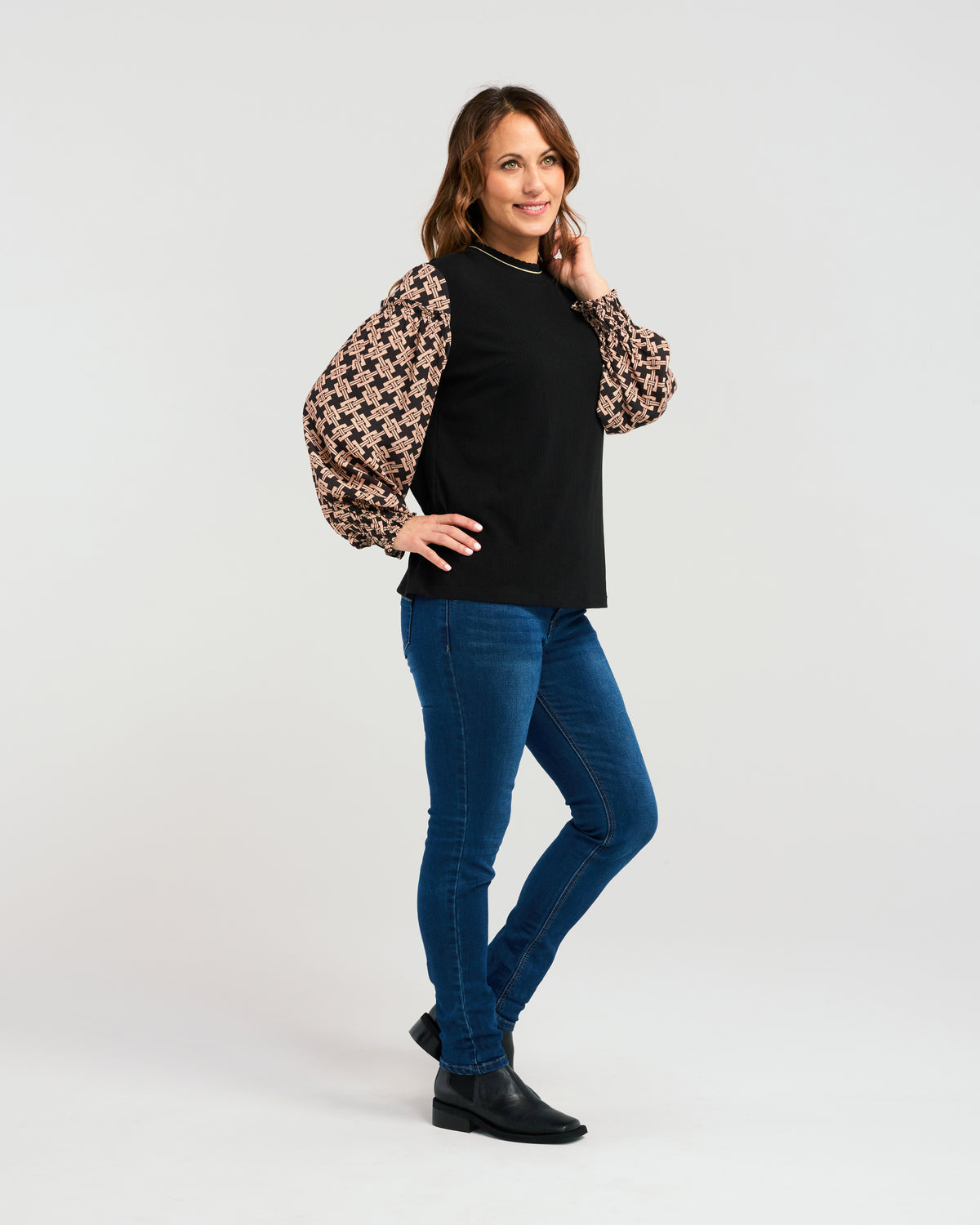Kiana Top - Basket Weave