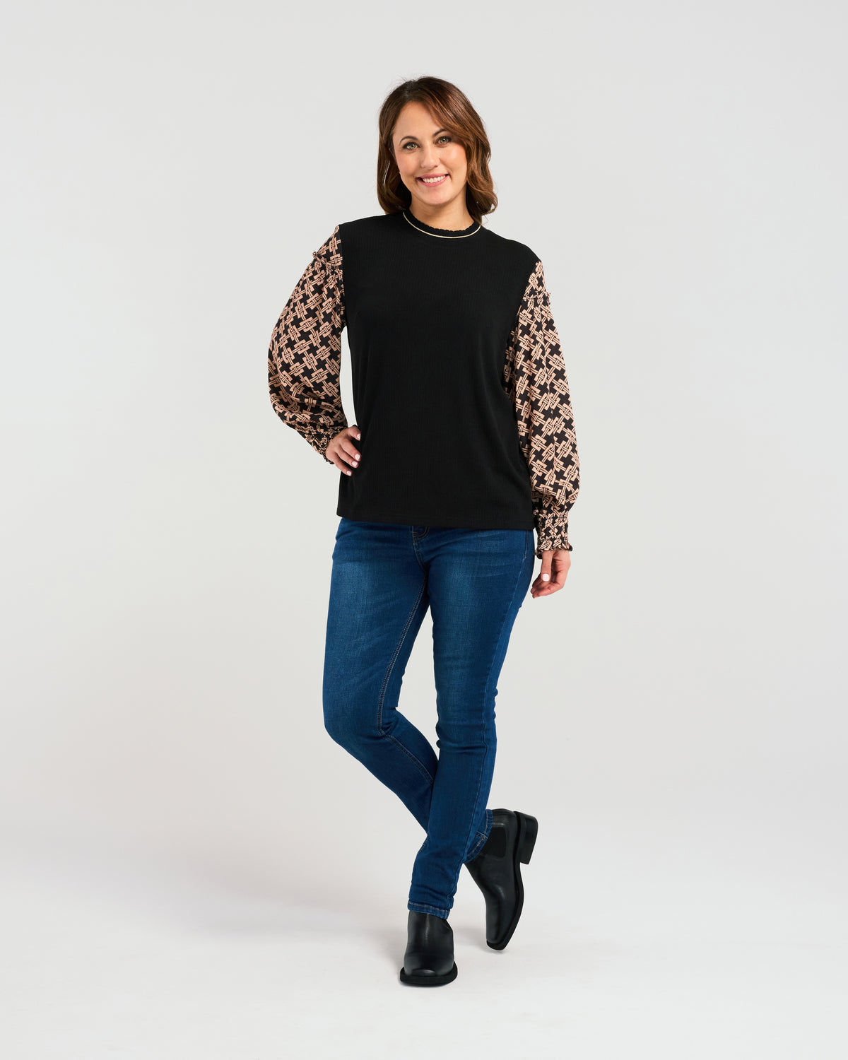 Kiana Top - Basket Weave