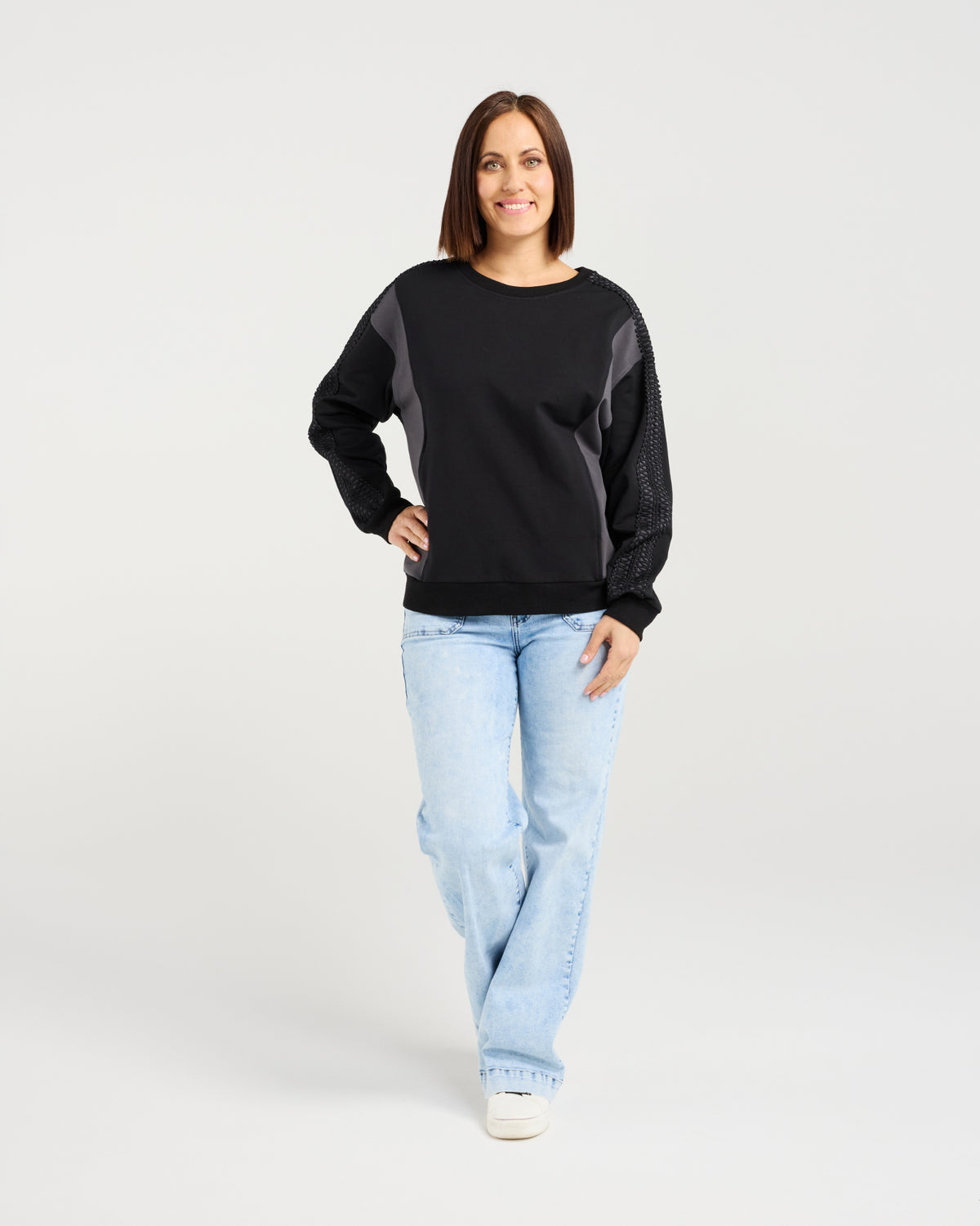 Maren Jumper | Black & Grey