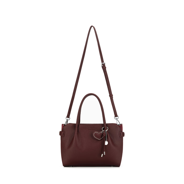 Alexandra Burgundy 3 Piece Handbag | Burgundy