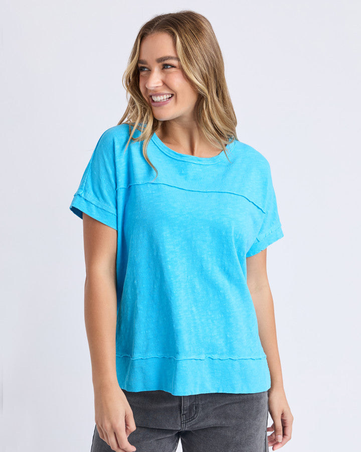 ALLISON TEE - Aqua