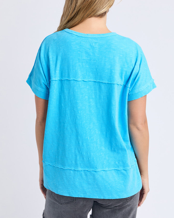 ALLISON TEE - Aqua