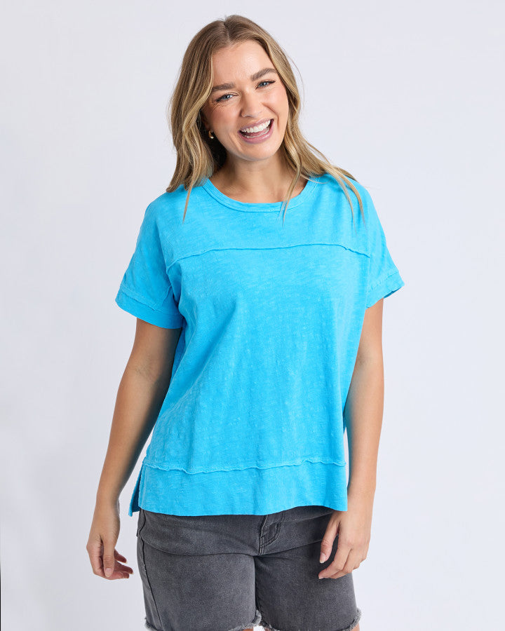 ALLISON TEE - Aqua