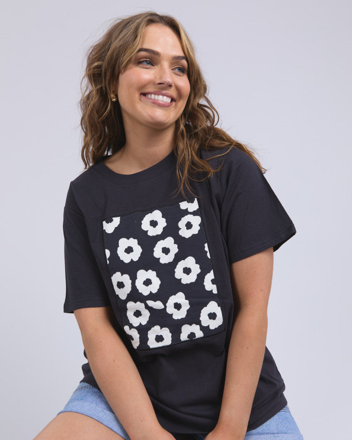 Azalea Tee - Navy