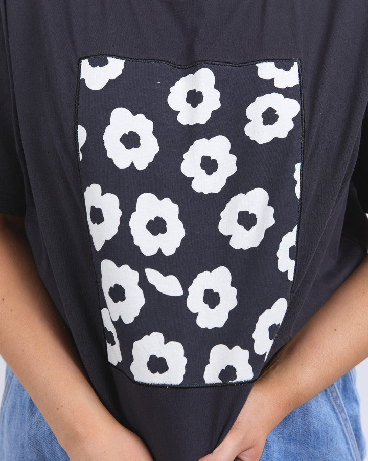 Azalea Tee - Navy