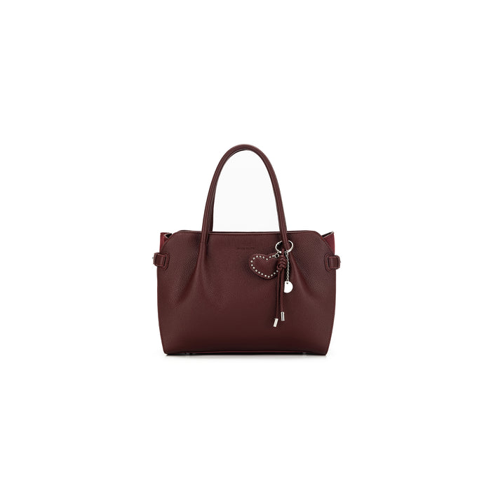 Alexandra Burgundy 3 Piece Handbag | Burgundy