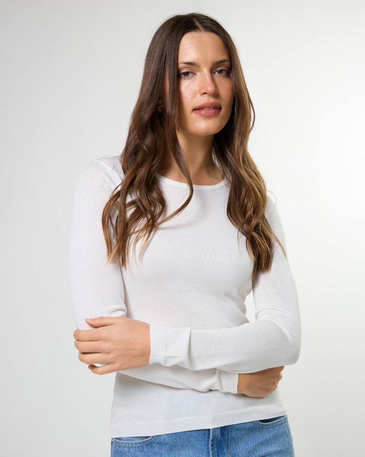Base Knit - White