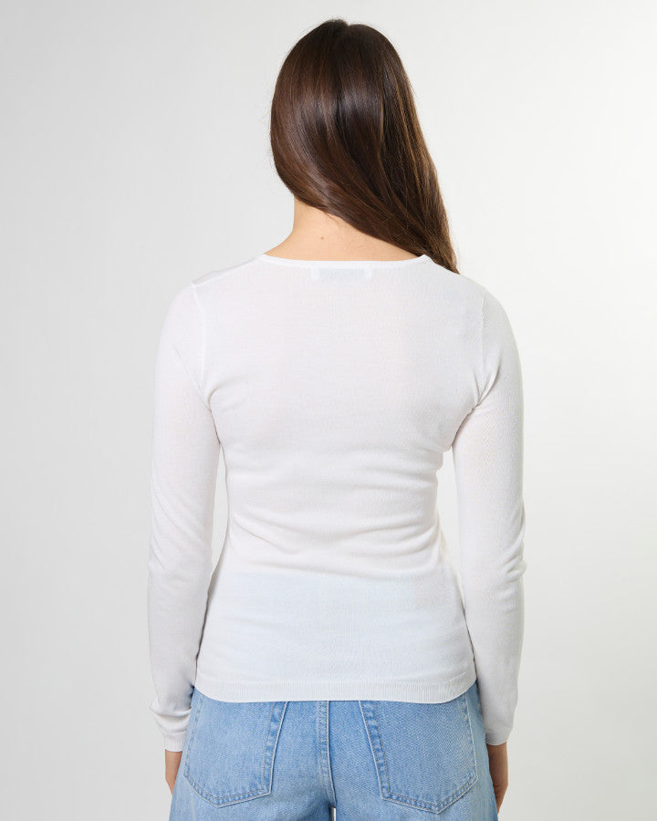 Base Knit - White