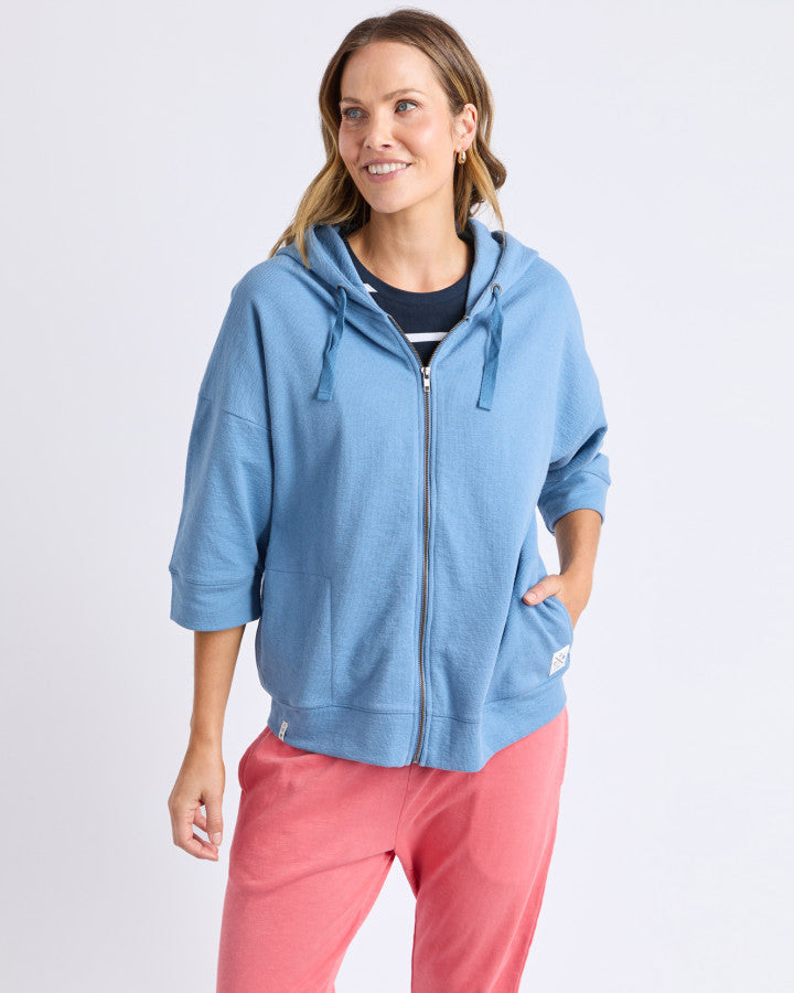 Beachy Hoodie - Blue Shadow