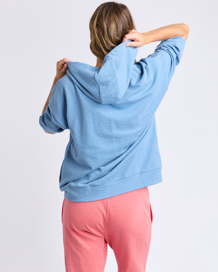 Beachy Hoodie - Blue Shadow