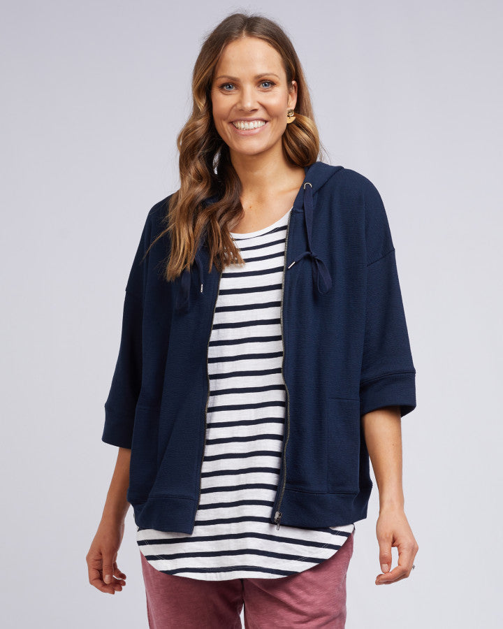 Beachy Hoodie  | Navy