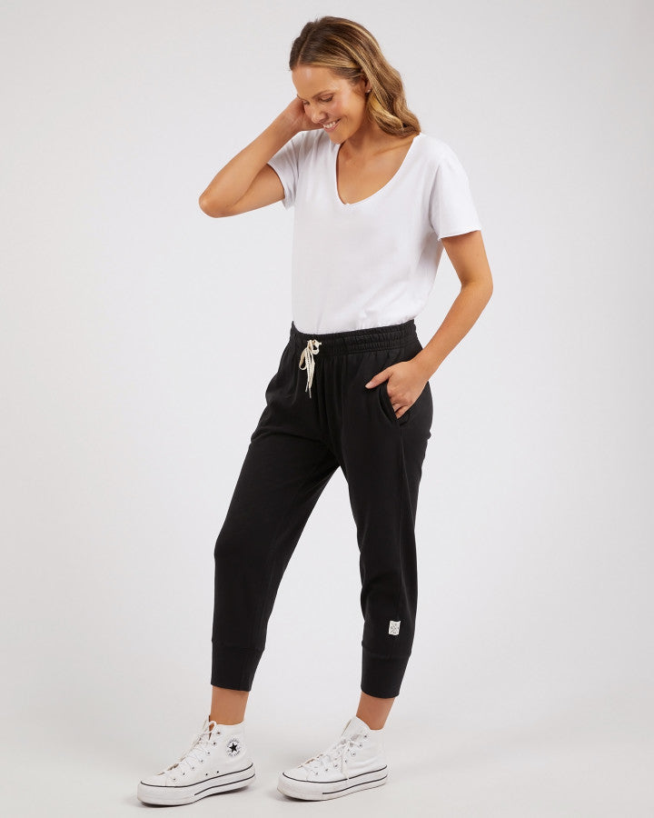 3/4 Brunch Pant - Black