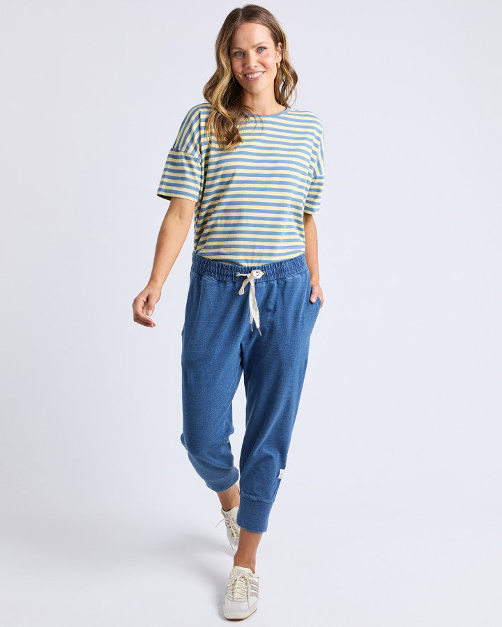 3/4 Brunch Pant - Denim