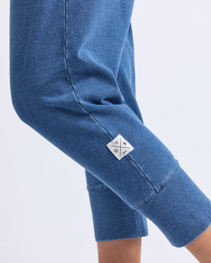 3/4 Brunch Pant - Denim