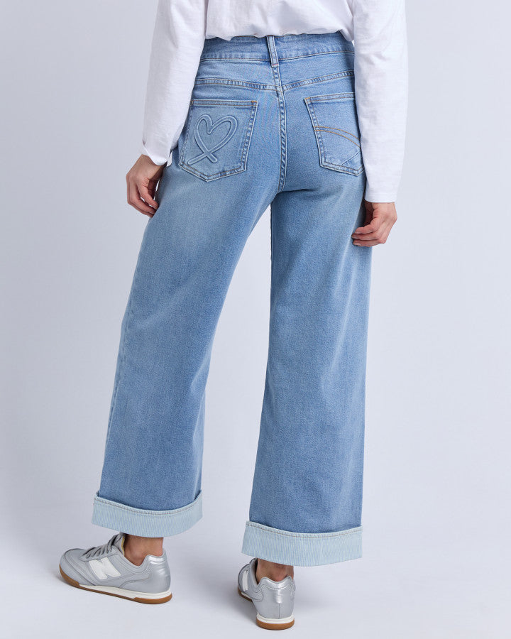 Deb Turn Up Jean | Light Blue