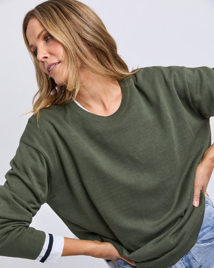 Delilah Knit - Khaki