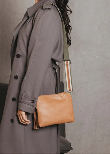 Parker Crossbody Bag - Tan