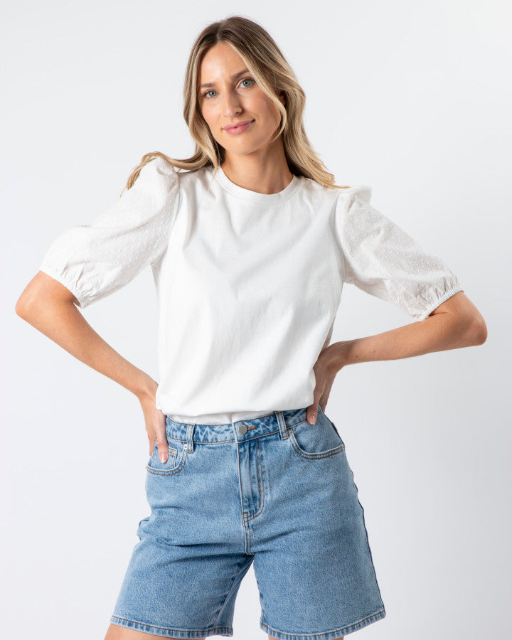 STELLA ESSENTIALS Eloise T-Shirt - White