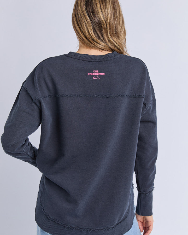 Flaming Heart Crew | Navy