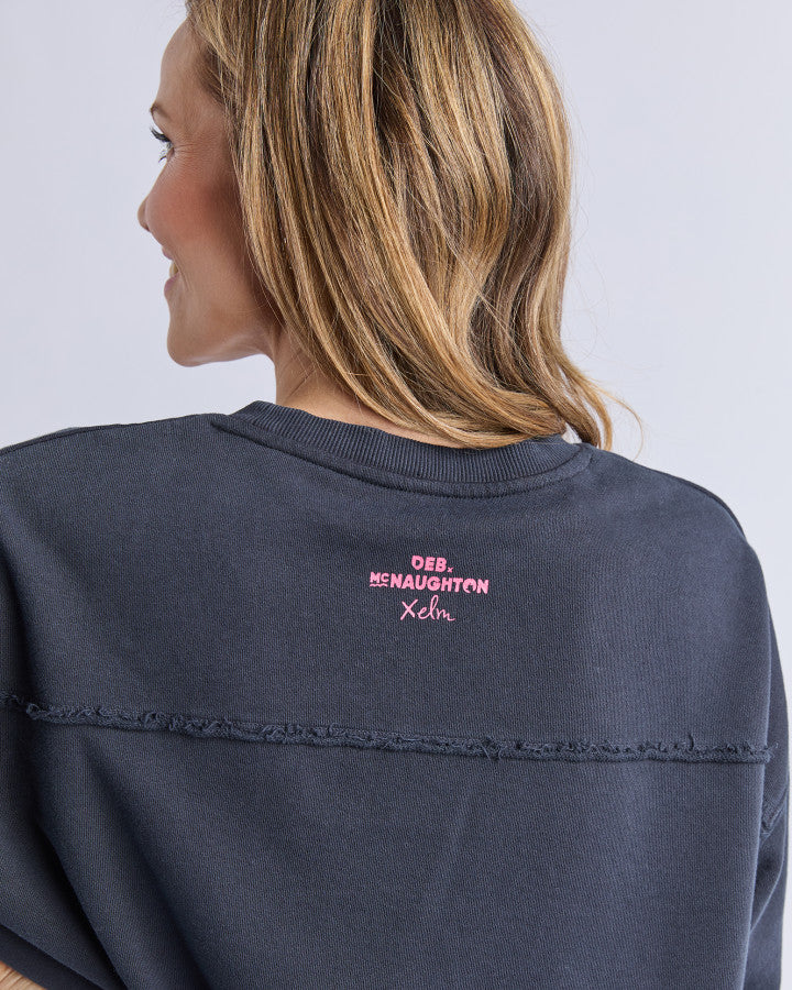 Flaming Heart Crew | Navy