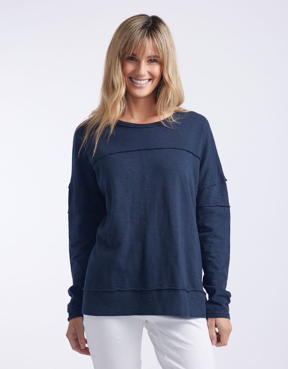 Jayne Throw On Top  - Navy