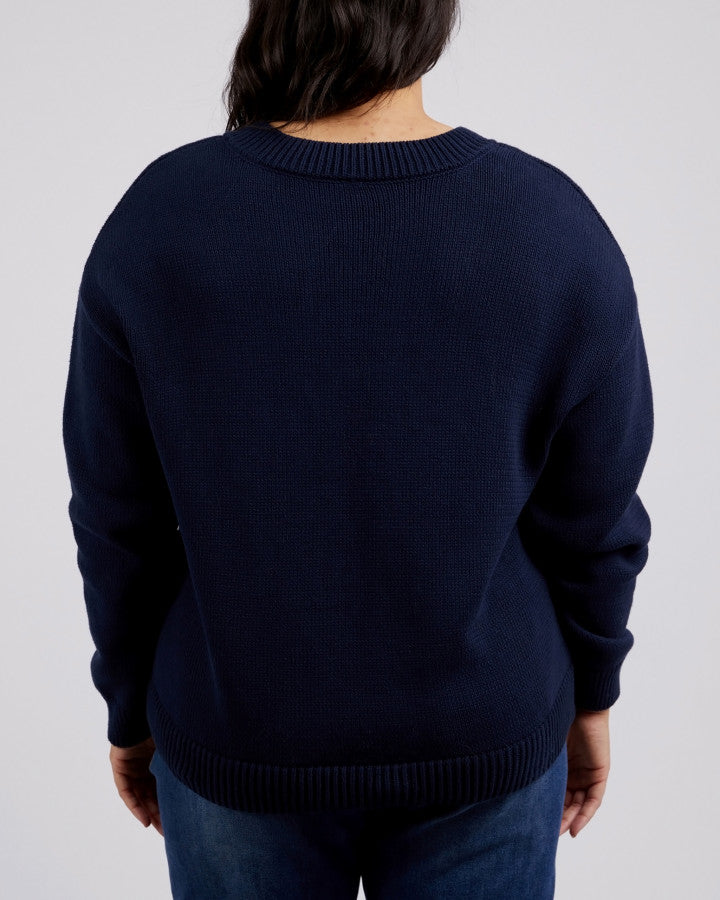 Harper Vee Neck - Navy