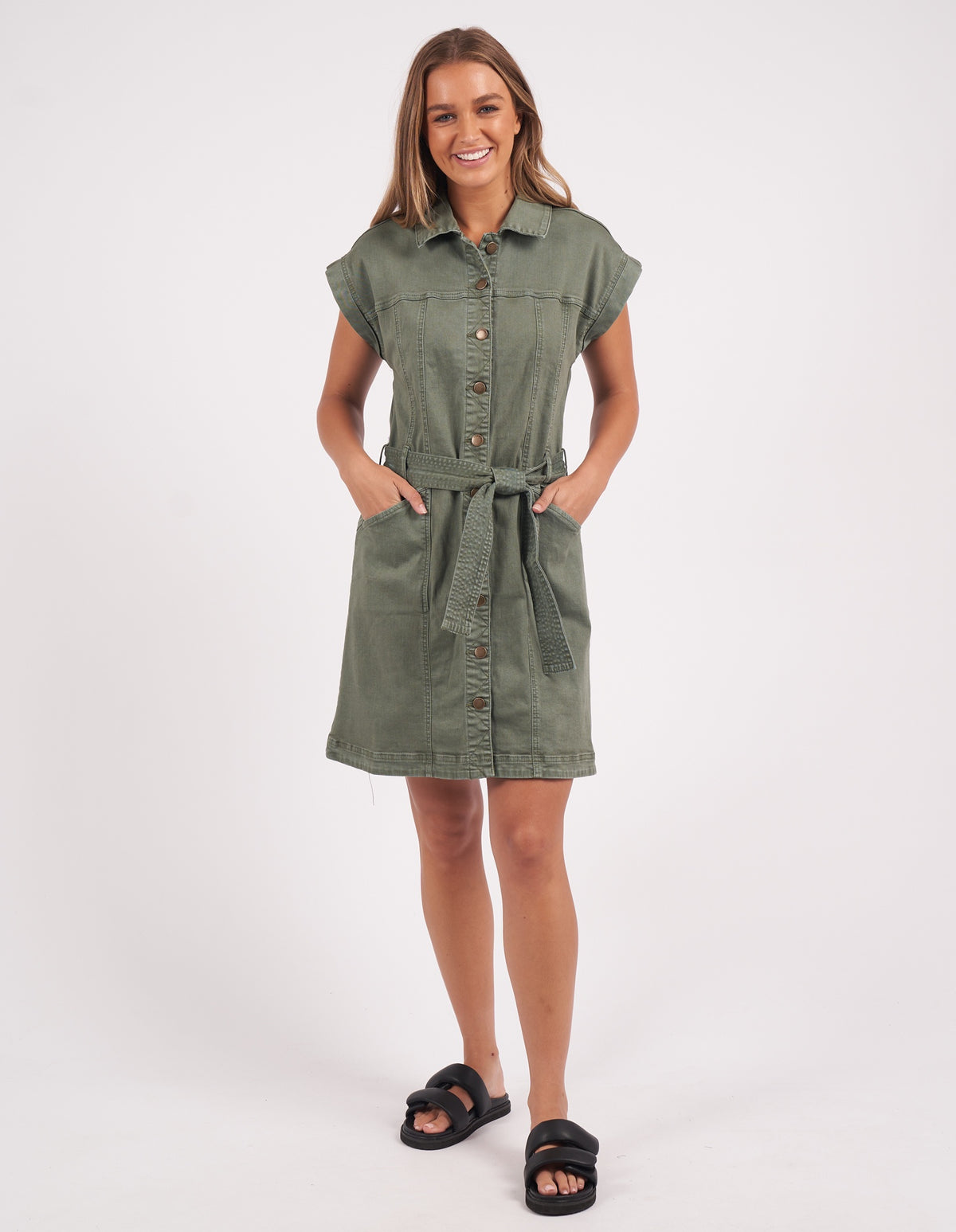 Heidi Dress -  Khaki