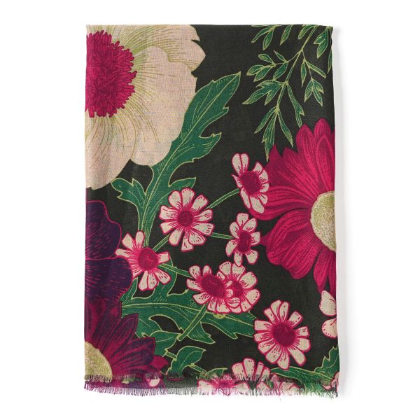 Jardine Scarf -  Magenta Bloom