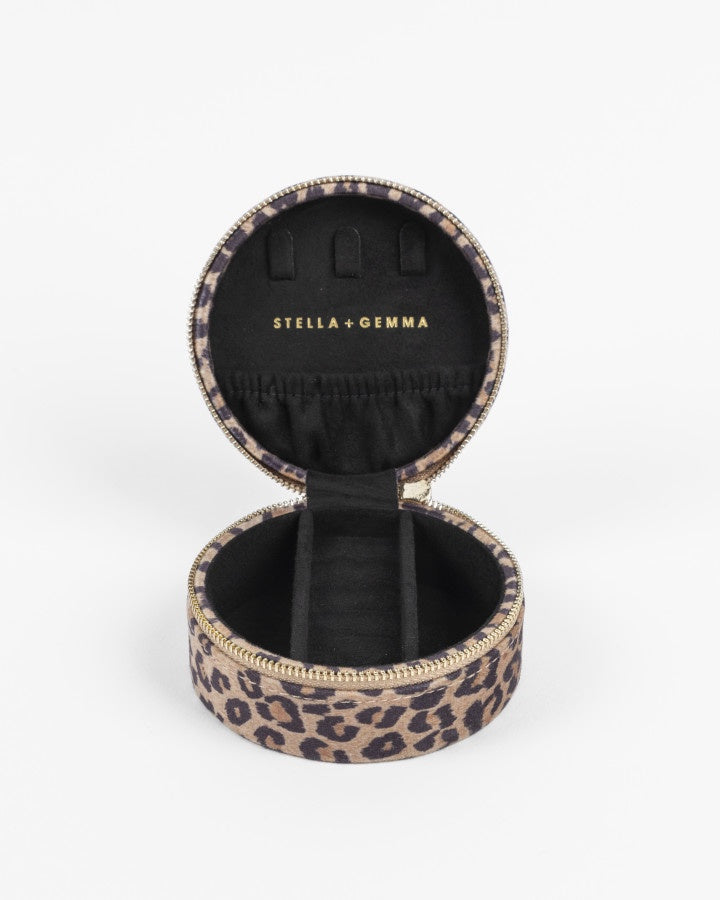 Jewel Box - Leopard Round Large