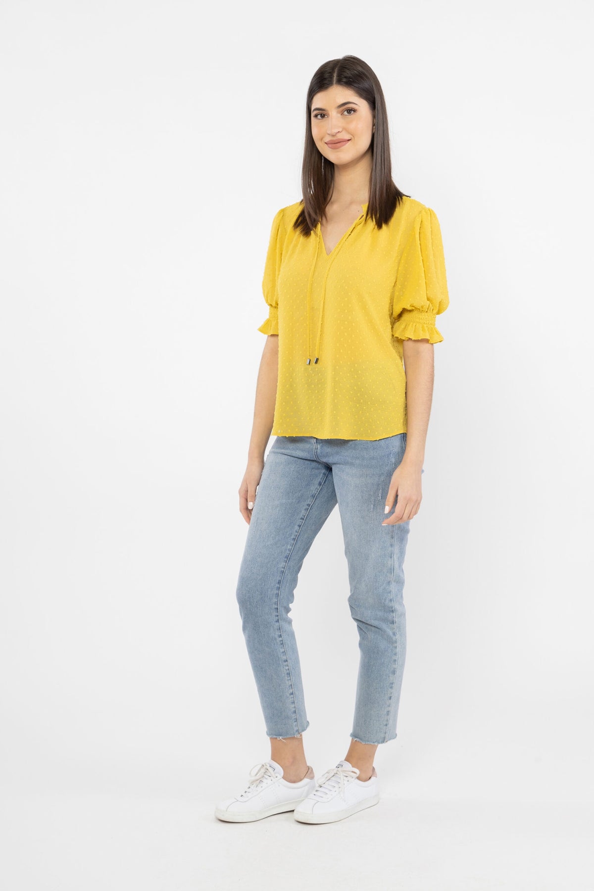 Honey Blouse - Citrus Dobby