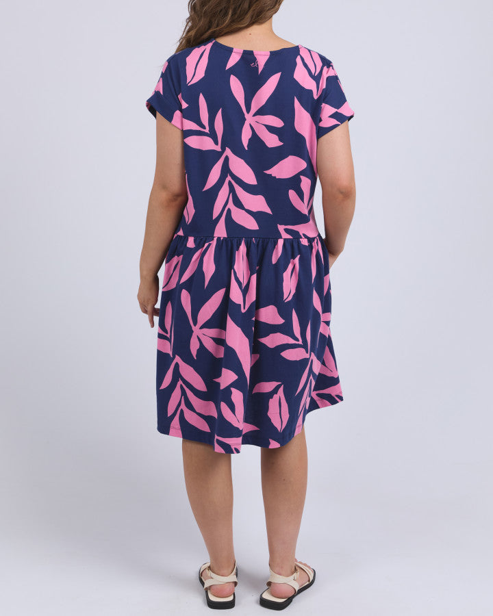 Mimosa Dress - Blue Depths Print