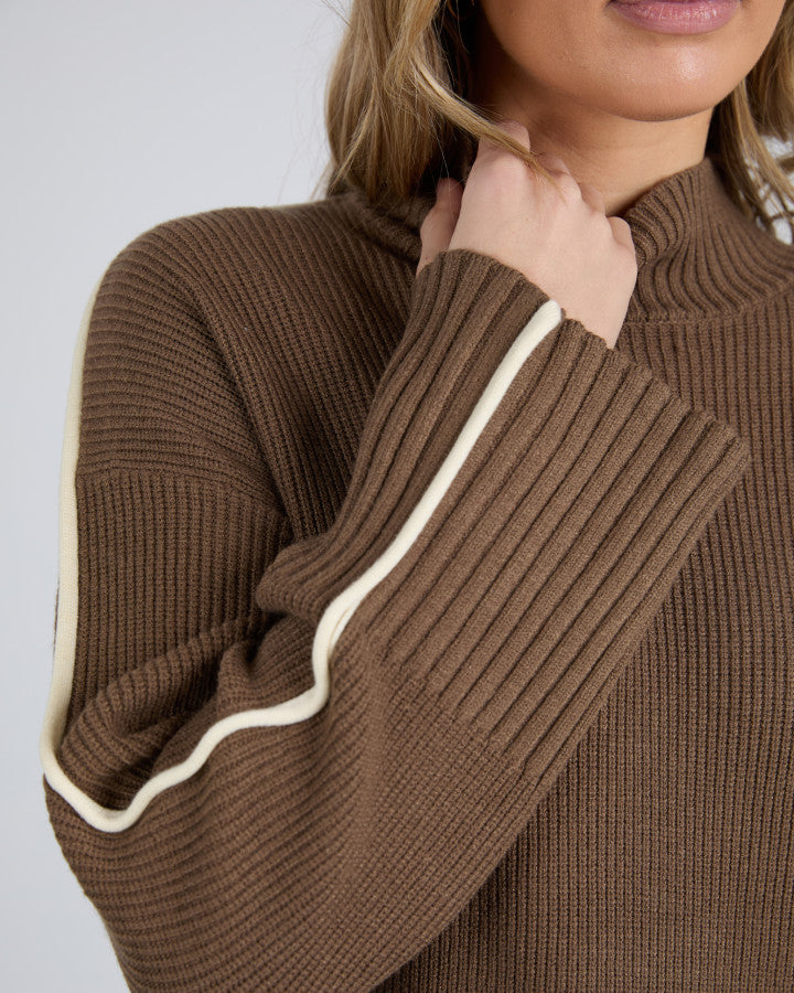 Oliver Knit - Coffee Quartz